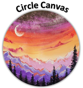 16" Circle Canvas